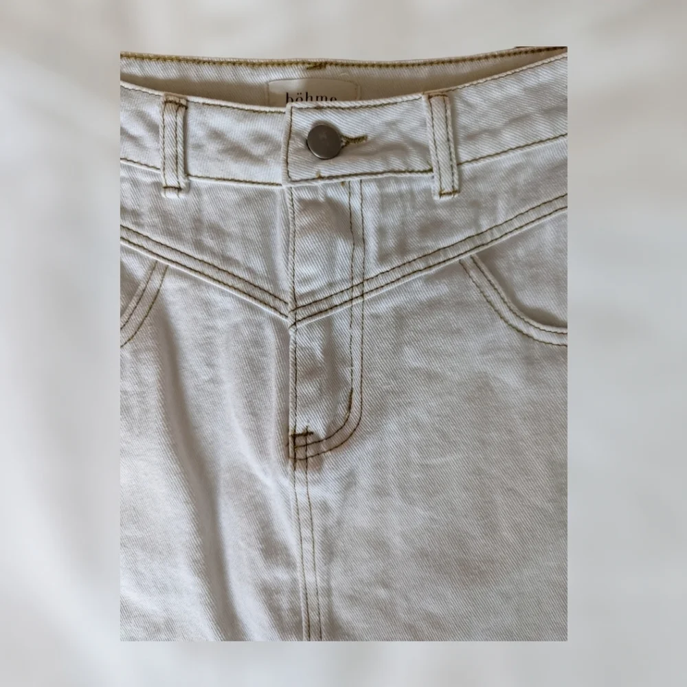 Bohme White Denim Skirt - Picture 3 of 3